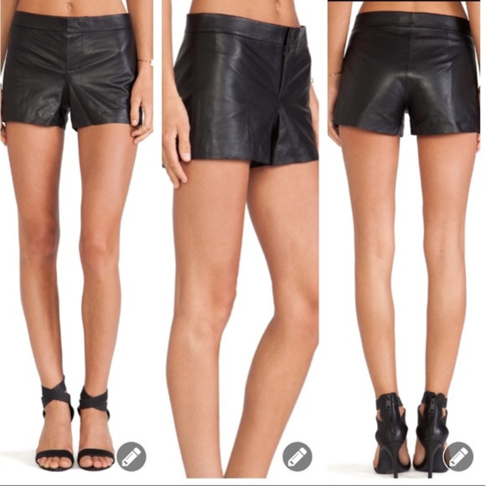 BB Dakota leather shorts
